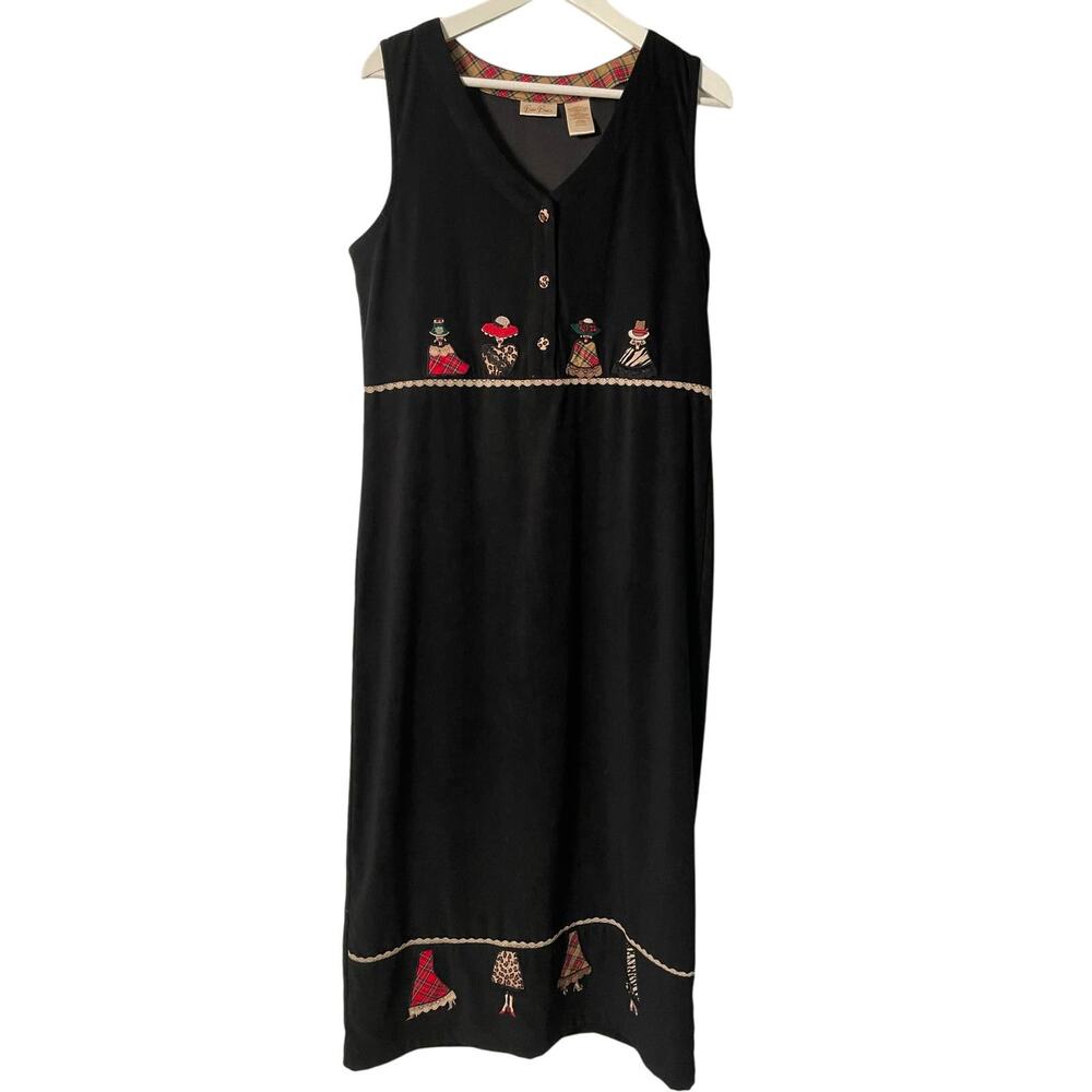 Vtg. Bobbie Brooks Black Maxi SZ MED